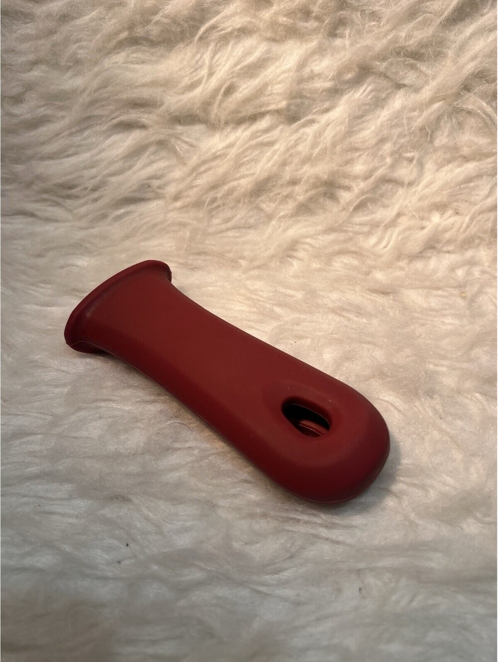Red Silicone Cast Iron Skillet Hot Handle Holder